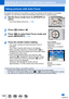 Page 128128
Adjusting the focus and brightness (exposure)Taking pictures with Auto Focus
By setting the optimum Focus Mode or Auto Focus Mode for the subject or recording 
condition, you can let the camera automatically adjust focus in various \
scenes.
1Set the focus mode lever to [AFS/AFF] or 
[AFC]
 • The Focus Mode will be set. (→ 129)
2Press [  ] button (  )
3Press   to select Auto Focus mode and 
press [MENU/SET] 
(→130)
4Press the shutter button halfway
 • Two “beep” sounds are heard and Auto Focus is...