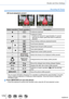 Page 172172
Shutter and Drive Settings
Recording 4K Photos

During pause During continuous playback
Button operation Touch operationDescription
Continuous playback
Continuous rewind • Frames are rewound in approximately 0.5 second 
intervals at a faster speed than that of continuous 
playback.
 Pause (during continuous playback/rewind)
Fast forward playback
Single-frame forward (while paused)
Fast rewind playback
Single-frame rewind (while paused)
—
Touch / Drag Selects the frames to be displayed (while paused)...