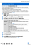 Page 221221
Recording motion pictures
Recording Snap Movies
Recording mode: 
You can specify the recording time in advance and record motion pictures \
casually like 
you take snapshots. The function also allows you to shift a focus at the start of recording \
and add fade in/out effects in advance.
 • Motion pictures will be recorded with [FHD/20M/30p] in [MP4]. • Using the smartphone/tablet app “Panasonic Image 
App”, you can combine motion 
pictures recorded with the camera. Music can be added and various...