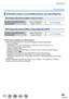 Page 2626
Preparations
Charging battery
Estimated number of recordable pictures and operating time
Recording still pictures (When using monitor)
Number of recordable picturesApprox. 380 pictures
By CIPA standard
Recording time Approx. 190 min
Recording still pictures (When using viewfinder (LVF))
Number of recordable picturesApprox. 360 pictures
By CIPA standard
Recording time Approx. 180 min
 ■Recording conditions by CIPA standard
CIPA is an abbreviation of “Camera & Imaging Products Association”.
 •Program AE...