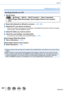 Page 281281
Wi-Fi
Sending pictures to a PC
Sending pictures to a PC
1Set the menu
 →  [Setup] → [Wi-Fi] → [Wi-Fi Function ] → [New Connection]  
→ [Send Images While Recording] / [Send Images Stored in the Camera]   → [PC]
2Select [Via Network] or [Direct] to connect (→293, 296)
3Select the PC you want to connect to • If the PC you want to connect to is not displayed, select [Manual Input], then enter the computer  name (for Mac, enter the NetBIOS name).
4Select the folder you want to send to
5Check the send...