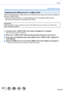 Page 283283
Wi-Fi
Using WEB services
Registering the WEB service to “LUMIX CLUB”
When sending images to WEB services, the WEB service being used must be \
registered 
with the “LUMIX CLUB”.
 • Check the “F
AQ/Contact us” on the following site for compatible WEB services. 
http://lumixclub.panasonic.net/eng/c/lumix_faqs/
Preparation
Make sure that you have created an account on the WEB service you want t\
o use, and have the 
login information available.
1Connect to the “LUMIX CLUB” site using a smartphone or...