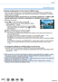 Page 285285
Wi-Fi
Using WEB services
 ■Quickly sending pictures in the camera to WEB services
Once you send a picture, you can send pictures to the WEB service as qui\
ckly and 
easily as using a smartphone, only when the environment for connecting t\
o a wireless 
access point is available.
(The instructions below assume that you are already registered to “L\
UMIX CLUB” 
and the camera has a record of a connection to a wireless access point.)\
Display the picture
Use   to select [Ye s] after pressing  
(When...