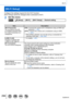 Page 299299
Wi-Fi
[Wi-Fi Setup]
Configure the settings required for the Wi-Fi function.
[Wi-Fi Setup] cannot be changed when connected to Wi-Fi.
1Set the menu
 →  [Setup] → [Wi-Fi] → [Wi-Fi Setup] → Desired setting
Item Description
[Wi-Fi Password]
You can improve security 
by enabling password entry 
for a direct connection to a 
smartphone. [ON]:
  Connects the camera and a smartphone u

sing an SSID and 
password. (→263)
[OFF]:
 

 
Connects the camera and a smart
 phone using an SSID. 
(→261)
 • When [ON] is...