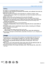 Page 357357
Others
Usage cautions and notes
Battery
The battery is a rechargeable lithium ion battery.
This battery is easily affected by temperature and humidity, and is affected more when the 
temperature is high or low.
 ●The time required for charging varies depending on conditions of battery\
 usage. 
Charging takes longer at high or low temperatures and when the battery h\
as not been 
used in some time.
 ●Battery will be warm during charging and for some time thereafter. ●Battery will run out if not used...