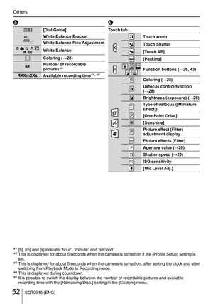 Page 52Others
SQT0946 (ENG)52
 1  