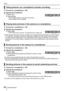 Page 46Wi-Fi
SQT0946 (ENG)46
    
Taking pictures via a smartphone (remote recording)
 
1 
Connect to a smartphone (→45)
 
2 
Operate the smartphone
 
  Select [  ]   
Take pictures  • The recorded images are saved in the camera.
  • Some settings are not available.
 
  
 
