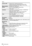 Page 62Others
SQT0946 (ENG)62
  Exposure (AE) 
Program AE (P) / Aperture-priority AE (A) / 
Shutter-priority AE (S) / Manual exposure (M) / AUTO
  