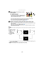 Page 109- 109 -
Advanced (Recording pictures)
Note
•The screen will change as following when the motion picture button is pressed in steps 3 and 4.
¢ 1 The screen that is displayed during motion picture mode setting is different depending on the 
setting of the 
[REC MODE].
¢ 2[ ! ] will not be displayed in the Creative Motion Picture Mode.
Start recording by pressing the motion 
picture button.
A  Available recording time
B  Elapsed recording time
•The audio is also recorded simultaneously from the 
built-in...