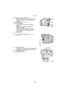 Page 10Before Use
- 10 -
26 Shoulder strap eyelet (P12)
•Be sure to attach the shoulder strap when 
using the camera to ensure that you will 
not drop it.
27 [HDMI] socket  (P174, 176)
28 [DC IN] socket •
This is used to connect an AC adaptor 
(optional).
•Always use a genuine Panasonic AC 
adaptor (optional).
•This camera cannot charge the battery 
even when the AC adaptor (optional) is 
connected to it.
29 Terminal door
30 [DIGITAL/AV OUT] socket (P172 , 179 , 
181 , 184)
31 Tripod receptacle •
When you use a...