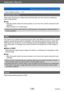 Page 128Application (Record)
Taking pictures according to the scene  [Scene Mode]VQT5B76
- 128 -
 • How to select a scene (→124)
[Handheld Night Shot]
Takes clear still pictures of night scenes with less jitter and less noise by combining a 
burst of still pictures. 
 ■Tips
 • After the shutter button has been pressed, do not move the camera during the burst  operation.
 • Stand at least 5 m (16 feet) away

.
 ●Noise may become visible when you take pictures in dark places or take pictures of 
moving subjects....