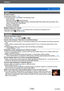 Page 216Others
Q&A  TroubleshootingVQT5B76
- 216 -
Flash
No flash emitted. ●Is the flash closed? (→78) ●The flash becomes unavailable in the following cases: • [Auto Bracket] • [Burst] (Excluding [
  
 ] ([Flash Burst])) • Scene Modes ([Scenery], [Night Scenery], [Handheld Night Shot], [HDR], [Sunset], [Starry Sky], [Glass 
Through], [3D Photo Mode])
 • [Creative Control] Mode • [Panorama Shot] Mode
Multiple flashes are emitted. ●Red-eye reduction is active  (→79). (Flashes twice to prevent eyes appearing red.)...