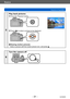 Page 31Basics
Sequence of operationsVQT5B76
- 31 -
5
Play back pictures
  Press the Playback button
  Press   to select a picture to be displayed
 ■Viewing motion pictures
Select a picture with the motion picture icon, and press .
6
Turn the camera off    