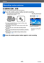 Page 45Basics
Recording motion pictures
VQT5B76- 45 -
You can record motion pictures with audio (stereo).
Press the motion picture button to start recording 
Do not block the microphone when 
recording motion pictures.Recording state indicator
Elapsed recording time
Remaining recording time 
(approx.)
[Rec Format] (→157)/
[Rec Quality] (→158)
 ●It is recommended that you close the flash when 
recording motion pictures.
 ●Immediately release the motion picture button after 
pressing it.
 ●You can also use zoom...