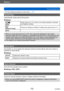 Page 72Basics
Using the [Setup] menuVQT5B76
- 72 -
 • For the setting procedures of the menu.  (→ 57)
[Rotate Disp.]
Automatically rotate portrait still pictures.
 ■Settings
([On]) Rotate pictures on a TV and the LCD monitor/viewfinder so that they 
are displayed vertically.
([External Only])
Pictures are displayed vertically by rotating when played back on 
TV.
[OFF] —
 ●When you play back pictures on a PC, they cannot be displayed in the rotated 
direction unless the OS or software is compatible with Exif....
