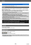 Page 73Basics
Using the [Setup] menuVQT5B76
- 73 -
 • For the setting procedures of the menu.  (→ 57)
[Format]
Use when [Built-In Memory Error] or [Memory Card Error] appears, or when formatting 
the built-in memory or card. 
When a card/built-in memory is formatted, the data cannot be restored. Check the 
content of the card/built-in memory carefully before formatting.
 ●To format the built-in memory, remove the card. 
(Only inserted card will be formatted if present; built-in memory will be formatted if no...