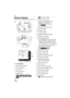 Page 106Others
106VQT0V63
Screen Display
AIn recording
1 Recording mode (P25)
2 Flash mode (P42)
3 Focus (P25)
4 Picture size (P78)
5 Quality (P78)
In Motion picture mode (P68)
//// /: Jitter alert (P28)
6 Battery indication (P12)
7 Number of recordable pictures/
Available recording time
In Motion picture mode (P68)
e.g.: 
8 Card access indication (P15)
9 Recording state
10 Histogram (P40)
11 Travel date (P66)
12 Elapsed recording time (P68)
13 Self-timer mode (P46)
14 Current date and time
 This is displayed...