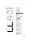 Page 119Others
119VQT1B25
Screen DisplayAIn recording
1 Recording mode
2 Flash mode (P43)
3 Focus (P27)
4 Picture size (P80)
5 Quality (P80)
In Motion picture mode (P70)
//// /
: Jitter alert (P29)
6 Battery indication (P26)
7 Number of recordable pictures/
Available recording time
In Motion picture mode (P70)
e.g.: 
8 Built-in memory (P18, 26)
: Card (P18, 26)
9 Recording state
10 Histogram (P40)
11 Travel date (P72)
12 Elapsed recording time (P70)
13 Self-timer mode (P47)
14 Shutter speed (P27)
: Intelligent...