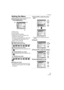 Page 21Preparation
21VQT1B25
Setting the Menu
∫Displaying the menu screens
Press [MENU/SET].
AMenu icons
BCurrent page
CMenu items and settings
 Rotate the zoom lever to switch to the 
next/previous page easily.
 The menu icons and the menu items that 
are displayed differ depending on the 
position of the mode dial.
∫About the menu icons
[REC] mode menu (P76):
This is displayed when the mode dial is set 
to [ ]/[ ]/[ ]/[ ]/[ ]/[ ]/[ ].
[PLAY] mode menu (P97):
This is displayed when the mode dial is set 
to [...