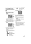 Page 91Advanced (Playback)
91VQT1B25
Advanced (Playback)
Displaying Multiple 
Screens (Multi Playback)
1Rotate the zoom lever towards 
[ ] [W] to display multiple 
screens.
(Screen when 9 screens are displayed)
1 screen>9 screens>25 screens>
Calendar screen display (P92)
 Rotate the zoom lever towards [ ] [T] 
to return to the previous screen.
2Press 3421 to select a 
picture.
A: Number of the selected picture and the 
total number of recorded pictures
 You can also use the joystick for 
operation....