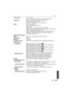 Page 187187VQT2S62
Others
LCD monitor:3.0q TFT LCD
(Approx. 460,000 dots) (field of view ratio about 100%)
Viewfinder: Color LCD Viewfinder (Approx. 202,000 dots)
(field of view ratio about 100%)
(with diopter adjustment j4 to i4diopter)
Flash:Built-in pop up flash
GN 11 equivalent (ISO100 · m)
Flash range:
Approx. 45 cm (1.48 feet) to 6.2 m (20.3 feet)
(When the 14 – 42 mm/F3.5 – 5.6 lens included in DMC-G10K is 
mounted, WIDE, [ISO AUTO] is set)
AUTO, AUTO/Red-Eye Reduction, Forced ON, Forced ON/ 
Red-Eye...
