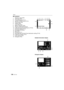 Page 136VQT1U32136
Others
∫In playback
1 Playback mode (P49)
2 Film mode (P81)
3 Protected picture (P114)
4 Number of DPOF prints (P113)
5 Picture size (P98)
6 Quality (P99)
7 LCD mode (P31)
8 Battery indication (P20)
9 Picture number/Total pictures
10 Cable disconnection warning icon (P120)
11 F a v o r i t e s  s e t t i n g s  ( P 111 )
12 Recording information
13 Age (P93)
14 Favorites (P111)
15 Recorded date and time/Travel destination setting (P133)
16 Folder/File number (P119)
17 Color space (P103)
18...