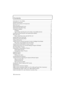 Page 6VQT3N40 (ENG) 6
Contents
Information for Your Safety ...............................................................................................2
Standard Accessories .......................................................................................................7
Names and Functions of Components .............................................................................9
About the...