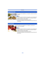 Page 128- 128 -
Recording
[Appetizing Food]
The overall screen brightness is increased to make the food look 
appealing.
Note
•
If you are using a lens with the zoom function, you can enhance the 
effect by zooming in as much as possible and closing the distance 
between the camera and the subject.
•We recommend using a tripod and the self-timer.•For close-up recording, we recommend that you close the flash and 
avoid using it.
[Cute Dessert]
The overall screen brightness  is set higher to enhance the 
cuteness...