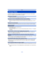 Page 218- 218 -
Others
Message Display
Confirmation messages or error messages will be displayed on the screen in some cases.
The major messages are described below as examples.
[This picture is protected]
>Delete the picture after canceling the protect setting.  (P188)
[This picture cannot be deleted]/[Some pictures cannot be deleted]
•
This feature can only be used with pictures that comply with the DCF standard.
> If you want to delete some pictures, format the card after saving necessary data on a PC etc....