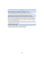 Page 220- 220 -
Others
[Picture is displayed for 16:9 TV]/[Picture is displayed for 4:3 TV]
•
Select [TV Aspect] in the [Setup] menu if you want to change the TV aspect. (P74)•This message also appears when the USB connection cable is connected to the camera only.
In this case, connect the other end of the USB connection cable to a PC or a printer. (P198, 202)
[Editing operation cannot proceed as information processing is ongoing.]
When a card with pictures deleted or file  names changed using a PC or other...