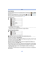 Page 43- 43 -
Basic
∫Scene Detection
When the camera identifies the optimum scene, the icon of the scene 
concerned is displayed in blue for 2 seconds, after which its color changes 
to the usual red.
Depending on the identified scene, the camera may display [ ], which 
allows you to select the camera-recommended effects. For details, refer to 
“Recording with Camera-Recommended Effects” on  P45.
When taking pictures
¢ 1 Only when [ ] (AUTO) is selected.
¢ 2 When [Face Recog.] is set to [ON], [ ] will be...