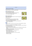Page 97- 97 -
Recording
Focus and exposure can be adjusted to a specified subject. Focus and exposure will keep on 
following the subject even if it moves. (Dynamic tracking)
∫ When operating the touch screen
You can lock the subject by touching it.
•
Perform the operation after canceling the touch shutter function.•The AF area turns yellow while the subject is locked.
•Lock is canceled when [ ] is touched.
∫ When operating buttons
Place the subject in the AF tracking frame, and press the shutter button...