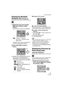 Page 67Advanced (Playback)
67VQT1B86
Advanced (Playback)
Displaying Multiple 
Screens (Multi Playback)
1Rotate the zoom lever towards 
[ ] [W] to display multiple 
screens.
(Screen when 9 screens are displayed)
 : 1 screen>9 screens>
25 screens>Calendar screen 
display (P67)
 Rotate the zoom lever towards [ ] [T] 
to return to the previous screen.
2Press 3/4/2/1 to select a 
picture.
A: Number of the selected picture and the 
total number of recorded pictures
 Depending on the recorded picture and 
the setting,...