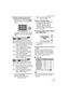 Page 71Advanced (Playback)
71VQT1B86
∫Saving a single still picture with 9 
screens from the motion picture
 Rotate the zoom lever towards [ ] 
[W] to display the 9 screens playback 
screen.
 Rotate the zoom lever further towards
 
[]
 (W) to switch to [ ]/[ ]/[ ] 
(A).
When a motion picture with [ ], 
[ ]or [ ] was selected
The recorded motion picture is created 
using 30 still picture frames per second.
[ ]: All the frames of the recorded motion 
picture are displayed as still pictures 
(1/30th second...