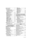 Page 77VQT1P09
Motion Picture Mode ............................... 52
Useful Functions at 
Travel Destinations ................................. 54

the Vacation You Take the Picture ... 54

Overseas Travel Destinations 
(World Time) ..................................... 55
Using the [REC] Mode Menu .................. 57
@ [PICTURE SIZE]........................... 57
A [QUALITY] ................................... 58
? [ASPECT RATIO] ....................... 58
 ISO] .................. 58
> [SENSITIVITY]...