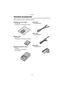 Page 6Preparation
6
Preparation
Standard Accessories
Before using your camera, check the contents.
∫SD Memory Card (16 MB)
RP-SD016B
(In the text, it is indicated as “Card”)
∫Battery Pack
CGA-S001A
(In the text, it is indicated as “Battery”)
∫Battery Charger/AC Adaptor
DE-929A
(In the text, it is indicated as 
“AC Adaptor”)∫AC Cabl e
K2CA2EA00002
∫DC Cable
K2GH2DZ00001
∫AV  C a b l e
K1HB08CD0003
FX5_FX1-PP.book  6 ページ  ２００３年１２月１５日　月曜日　午後１時２７分 