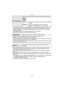 Page 27- 27 -
Preparation
•The Auto Review function is activated regardless of its setting when using Auto Bracket (P58), 
[HI-SPEED BURST]  (P67), [FLASH BURST]  (P68) and [PHOTO FRAME]  (P72) in Scene 
Mode, Burst Mode  (P99) and when recording still pictures with audio  (P102). (The pictures 
cannot be enlarged.)
•In Intelligent Auto Mode, the Auto Review function is fixed to [2SEC.].•[AUTO REVIEW] does not work in Motion Picture Mode.
•The folder number is updated and the file number starts from 0001....