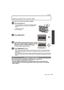 Page 1313(ENG) VQT2G31
Preparation
Setting Date/Time (Clock Set)
•The clock is not set when the camera is shipped.
Press [MENU/SET].
Press 2/1 to select the items (year, month, 
day, hour, minute, display sequence or time 
display format), and press 3/4 to set.
‚: Cancel without setting the clock.
Press [MENU/SET] to set.
•After completing the clock settings, turn the camera off. Then turn the camera back on, 
switch to Recording Mode, and check that the display reflects the settings that were 
performed.
•When...