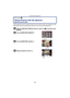 Page 64Advanced (Recording pictures)
- 64 -
[REC] Mode: ±
Taking Pictures with Set Aperture 
(Aperture-priority AE)
Set the aperture value to a higher number when you want a sharp focus background. Set 
the aperture value to a lower number when you want a soft focus background.
Slide the [REC]/[PLAYBACK] selector switch to [!], and then press 
[MODE].
Touch [APERTURE PRIORITY].
Touch [APERTURE VALUE]  A.
Drag the aperture set bar  B.
A 