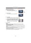 Page 74Advanced (Recording pictures)
- 74 -
You can take pictures with connections suitable for creating panorama images.
∫Setting the recording direction
1Touch the direction to take picture.
•The horizontal/vertical guideline will be displayed.
2Take the picture.
•
You can retake the picture by selecting [RETAKE].
3Touch [NEXT].
•You can also enter [NEXT] by pressing the shutter button halfway.•Part of the recorded image is displayed as a transparent image.
4Take picture after moving the camera horizontally...
