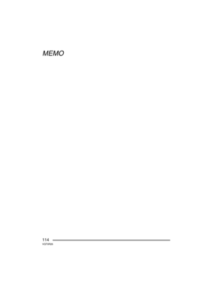 Page 114114VQT0R26
MEMO 