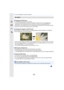 Page 153153
6. Focus and Brightness (Exposure) Settings
∫ Displaying the MF Assist
•It is displayed by rotating the manual ring.•It can also be displayed by pressing  2 to display the setup screen for the enlarged area, 
deciding the area to enlarge using the cursor button, and then pressing [MENU/SET].
•It will switch to the setting screen for the enlarged area by pressing the cursor button when the 
[Direct Focus Area] in the [Custom] menu is set to [ON].
∫ Changing the display of the MF Assist
Each time the...