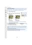 Page 8787
4. Recording Modes
When you want to take a sharp picture of a fast moving subject, set with a faster shutter 
speed. When you want to create a trail effect, set to a slower shutter speed.
1Set the mode dial to [ ].
2Rotate the rear dial to set the shutter speed.
A Shutter Speed
B Exposure meter
•It will switch between shutter speed setting operation and Exposure Compensation 
operation every time the rear dial is pressed.
•Rotate the rear dial to display the exposure meter. Unsuitable areas of the...