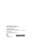 Page 144VQT0F85-2
F1103Ua2113(06000C)
Panasonic Consumer Electronics Company,  
Division of Matsushita Electric Corporation of America
One Panasonic Way, Secaucus, NJ 07094
Panasonic Sales Company (PSC)
Division of Matsushita Electric of Puerto Rico, Inc.
Ave. 65 de Infanteria, Km. 9.5, San Gabriel Industrial Park, Carolina, Puerto Rico 00985
Panasonic Canada Inc.
5770 Ambler Drive, Mississauga, Ontario, L4W 2T3
C 2003 Matsushita Electric Industrial Co., Ltd.
P
C
FZ10-PP.book  144 ページ  ２００３年１１月１８日　火曜日　午後１時７分 