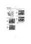 Page 24Preparation
24
Setup Menu
1Turn the camera on.
2Press the [MENU] button.
3Select the [SETUP] Menu.
4Select the desired item.
5Set the desired value.
 Close the menu by pressing the 
[MENU] button after finishing the 
setting.
OFF ON
REC1/4SETUP
PICT.SIZE W.BALANCE 
QUALITY
SPOT MODE
AUTO2304
OFF
MENU
EXITSET SELECTMENU
RECSETUP1/3
AUTO REVIEW MONITOR
BEEP
POWER SAVE
2MIN.
OFF
SET
WB
REVIEW
EXITSET SELECTMENU
OFF1SEC. 3SEC. ZOOMAUTO REVIEW MONITOR
BEEP
POWER SAVE
2MIN.SET
WB
REVIEW
EXITSET SELECTMENU...