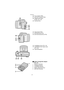 Page 9Preparation
9
26 Focus Switch (P65)
27 [A/V OUT] Socket (P106)
28 [USB] Socket (5pin)
(P109, 110, 112)
29 Terminal Door
30 Strap Eyelet (P20)
31 [DC IN] Socket (P16)
32 [DC IN] Terminal Door (P16)
33 Card/Battery Door (P14, 18)
34 Card/Battery Door Open Lever 
(P14, 18)
35 Tripod Receptacle
ªBattery Charger/AC Adaptor
(P12, 16)
1[AC INT] Terminal
2 [POWER] Indicator
3 [CHARGE] Indicator
4 Battery Attachment Part
5 [DC OUT] Terminal
27
26
2
8
29
31 30
32
3334 35
2
3
5 41
FZ10-PP.book  9 ページ  ２００３年１１月１８日...