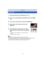 Page 174- 174 -
Playback/Editing
You can delete or change the information relating to Face Recognition for the selected picture.
1Select [Face Rec Edit] on the [Playback] menu. (P52)
Note
•Deleted information regarding the [Face Recog.] cannot be restored.•When all Face Recognition information in a picture has been canceled, the picture will not be 
categorized using Face Recognition in [Category Selection] in [Filtering Play].
•You cannot edit the Face Recognition information of protected pictures.
[Face Rec...