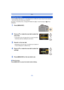 Page 52- 52 -
Basic
•If you set [Menu Resume] (P67) in the [Setup] menu to [ON], the screen shows the last selected 
menu item when the camera was turned off.
Example: In the [Rec] menu, change [AF Mode] from [ Ø] (1-area-focusing) to [ š] (Face 
Detection)
1Press [MENU/SET].
∫ Close the menu
Press [MENU/SET] or press the shutter button halfway.
Setting menu items
2Press 3/ 4 or rotate the rear dial to select the 
menu item.
•It will switch to the next page when you reach the bottom. 
(It will also switch by...