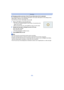 Page 96- 96 -
Recording
∫Changing position and size of the AF area (Only when [ Ø] is selected)
If you performing any of the following operations, the screen will switch to the settings menu.
•
When [ Ø] is selected, press [FOCUS].•From the menu screen, select [ Ø], and press 1.
1Press  3/4 /2/ 1 to move the AF area.
•You can set to arbitrary position of the screen. (It cannot be set to 
edge of the screen)
•After moving the AF area, press [DISP.] to return it to the center.
2Rotate the rear dial to change the...