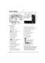 Page 106Others
106
Screen Display
∫In recording
1 Recording mode
2 Flash (P39)
3 Conversion lens (P79)
4 Burst (P45)
: Audio recording (P57, 71)
5 White balance (P68)
6 ISO sensitivity (P70)
7 Focus indication (P32)
8 Continuous AF (P73)
9 Picture size (P70)
10 Quality (P71)
: Jitter alert indication (P34)
11 Battery indication (P14)
12 Color effect (P75)
13 Picture/Time remain
In Motion image mode: e.g. 11S
14 Card access indication (P17)
15 Recording indication
16 Histogram (P30)
17 Shutter speed indication...